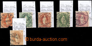 37836 - 1882 standing Helvetia, comp. 6 pcs of stamp., Mi.58, 59, 60