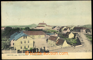 38018 - 1911 Řetenice - Settenz, celkový pohled, prošlá, odřen