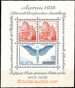 38050 - 1938 aršík Mi.Bl.4, kat. 75€