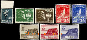 38107 - 1941-43 Mi.250X, 232-235, 284-286, luxusní, kat. 31€