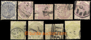 38124 - 1883 comp. 9 pcs of stamp. Mi.72-81 (missing 80), various qu