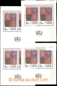 38133 - 1993 Pof.A10 all printing plate A, B, C, D, c.v.. 300CZK