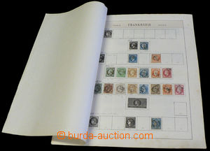 38209 - 1852-1940 FRANCE  zajímavá sbírka na volných albových l