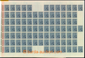 39956 - 1942 Pof.74-77 A. Hitler. 53. birthday, almost complete shee