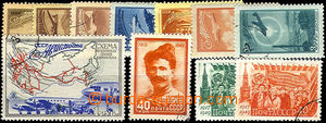 40050 - 1949 Mi.1391, 1397-98 a letecké Mi.1401-08; kat. 46€