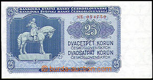 40072 - 1953 Czechoslovakia  bank-note 25Kčs (č.93), set NE, imper