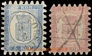 40257 - 1860 Mi.3B+4A Coat of arms, by/on/at No.3 slightly thin plac