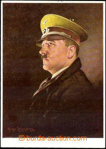 40582 - 1939 Adolf Hitler, malovaná (autor: H.Lehmann), s čs. zn. 