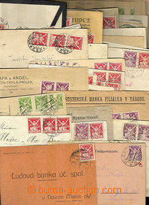 41208 - 1920-29 ČSR I. / HOLUBICE + OR  sestava 100ks dopisů, lís