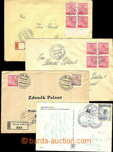 41247 - 1945-50 comp. 8 pcs of entires with various special postmark