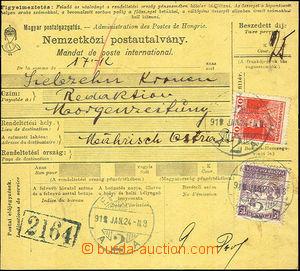 41343 - 1919 larger part (2/3) international credit notes, franked w