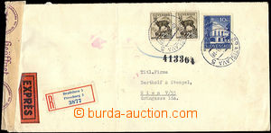 41429 - 1943 Reg and Express letter greater format to Wien (Vienna),
