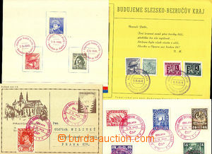 41805 - 1945 comp. 9 pcs of unofficial special postmark   Moravská 