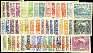 42041 -  Pof.1-26, 2 complete line - every value in 2 shades, (outsi