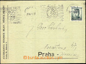 42076 - 1949 vplatní lístek poštovní spořitelny odeslaný Zách