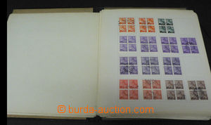 42144 - 1939-45 ČaM  sbírka + dublety na albových listech ce slo