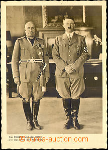 42328 - 1940 Der Führer and der Duce, photo postacard, large format