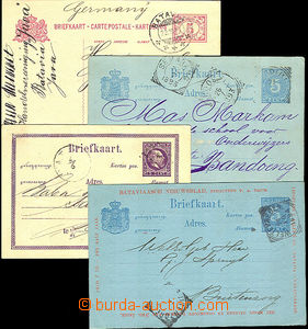 42579 - 1897-1913 comp. 4 pcs of various PC, CDS Batavia 1871, Welte
