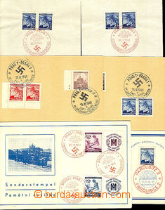 42675 - 1939-41 comp. 9 pcs of cards and 1 memorial envelope/-s with