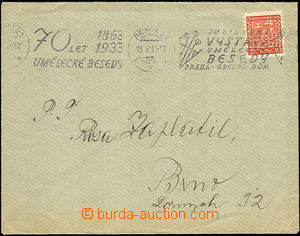 42678 - 1933 envelope sent as printed matter with 20h Coat of arms w