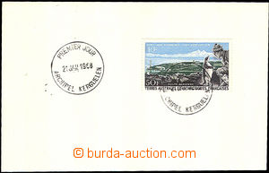 42819 - 1968 FDC with mounted airmail stamp Mi.40 and CDS Premier Jo