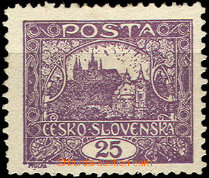 42888 -  Pof.11E T II., 25h violet with T II. bar, pos. 81, plate 1,