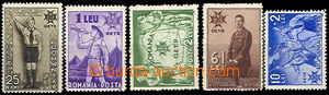 43033 - 1935 Mi.484-88 Scouting, complete set of, mint never hinged,