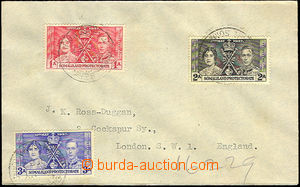 43172 - 1937 letter to London with 1A, 2A, 3A, CDS ? Somaliland 3.MY