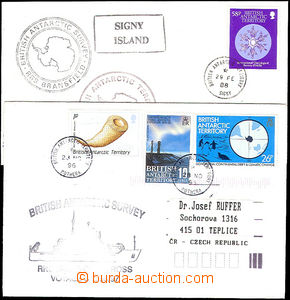 43182 - 1988-96 2 dopisy vyplacené příležitostnými zn. B.A.T., 