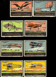 43419 - 1909? comp. 12 pcs of numbered advertising labels bavorskéh