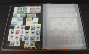 43785 - 1939-45 BOHEMIA-MORAVIA  collection of stamps in blocks of f