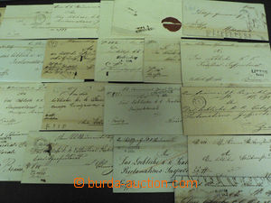 43946 - 1850-77 AUSTRIA  selection of 25 pcs of folded letters Ex-Of