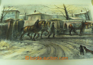 44223 - 1956 POLÁŠEK V.  multicolor lithography, 54x34cm, 34/150, 