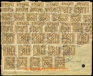 44528 - 1923 INFLATION  letter in/at other transport to 20g franked 