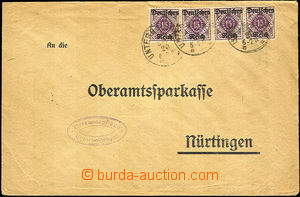 44532 - 1920 letter to 100g in/at other transport franked with. serv