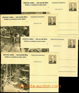 44579 - 1956 CDV129/1-4, Tourist Mark, superb, c.v.. 700CZK