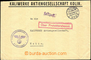 44671 - 1943 služební dopis zaslaný jako Feldpost s doplňkovým 