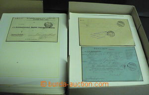 44950 - 1860-1918 AUSTRIA  collection receipts, certificates of mail