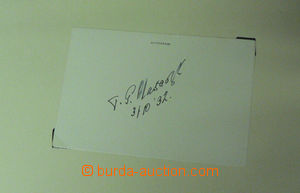 45117 - 1930-37 AUTOGRAPHS  monument with signatures important perso