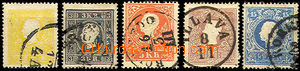 45202 - 1858 issue II  Mi.10-15I.typ, complete set of, c.v.. 850€