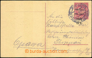 45524 - 1919 polská dopisnice Mi.P9 (rakouská dopisnice Mi.P231 s 