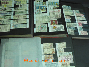 45532 - 1945-73 ČSR II.  utříděná zásoba ražených známek ve