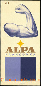 45571 - 1930 COMMERCIAL RECEIPT  ALPA, multicolored, sign. CH, 7x15c