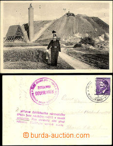 45641 - 1944 2 pohlednice se zajímavými doplňkovými razítky:  1