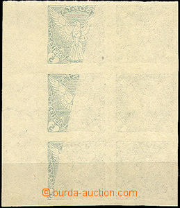 45719 - 1918 Pof.NV2 Sokol, 6-blok s pravým okrajem a částečným