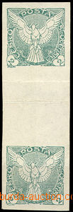 45738 - 1918 Pof.NV1Ms Sokol, gutter two stamps. vertical, same faci