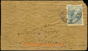 45998 - 1862 dopis vyfr. zn. 10c modrá, Sc.2, DR Richmond Oct/21 18