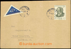 46027 - 1952 Delivery stmp  card sent usually with 1,50Kčs Pof.679 