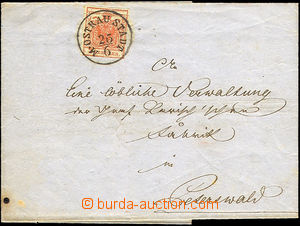 46143 - 1851 folded letter with issue I 3 Kreuzer, nice postmark M. 