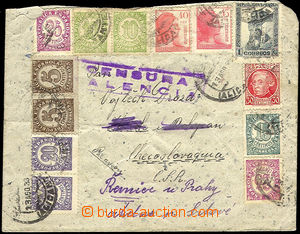46151 - 1938 SPAIN / INTERNATIONAL BRIGADES  censored air-mail lette